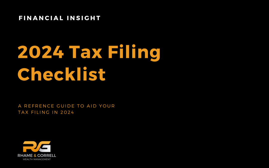 2024 Tax Filing Checklist