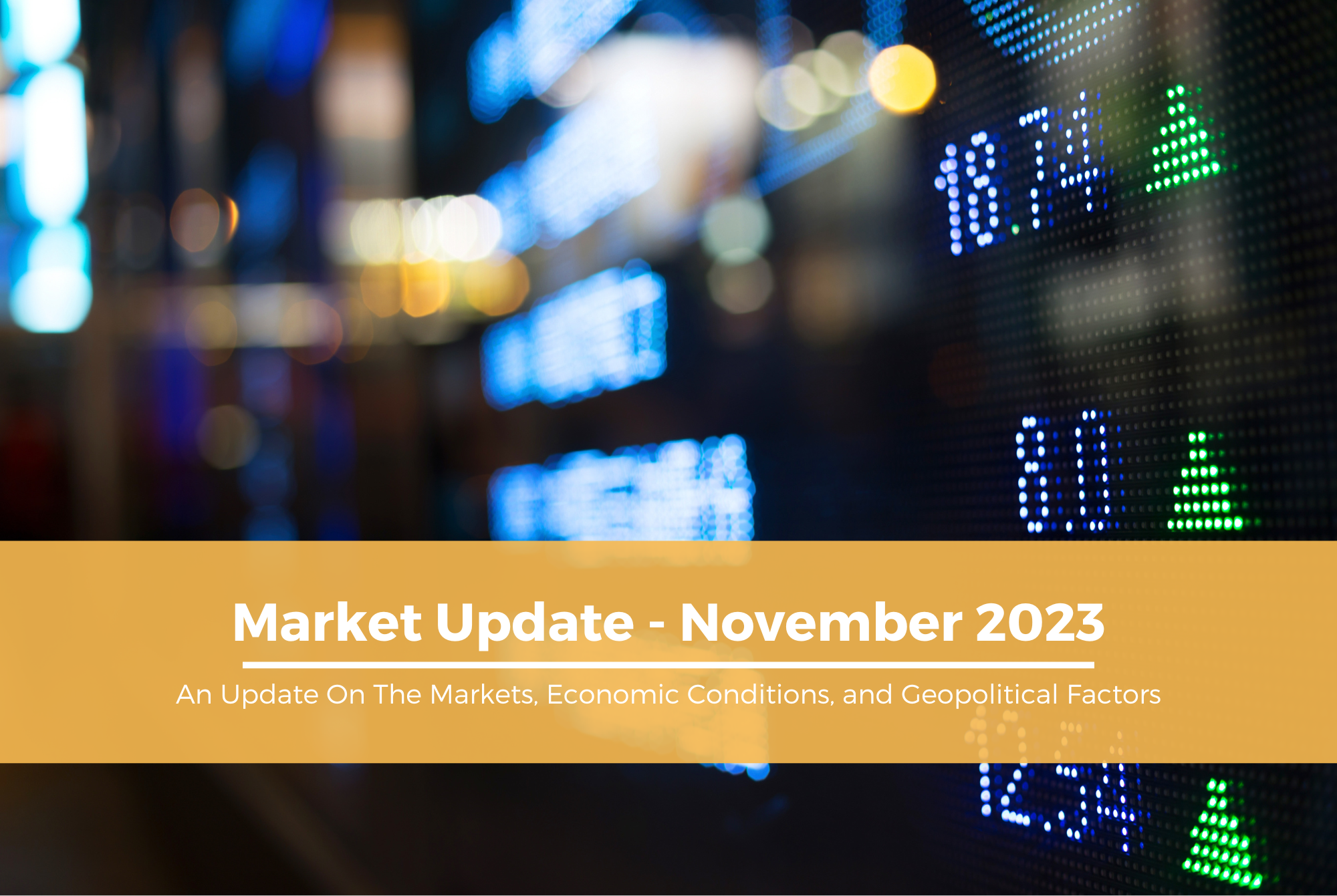 November 2023 market update