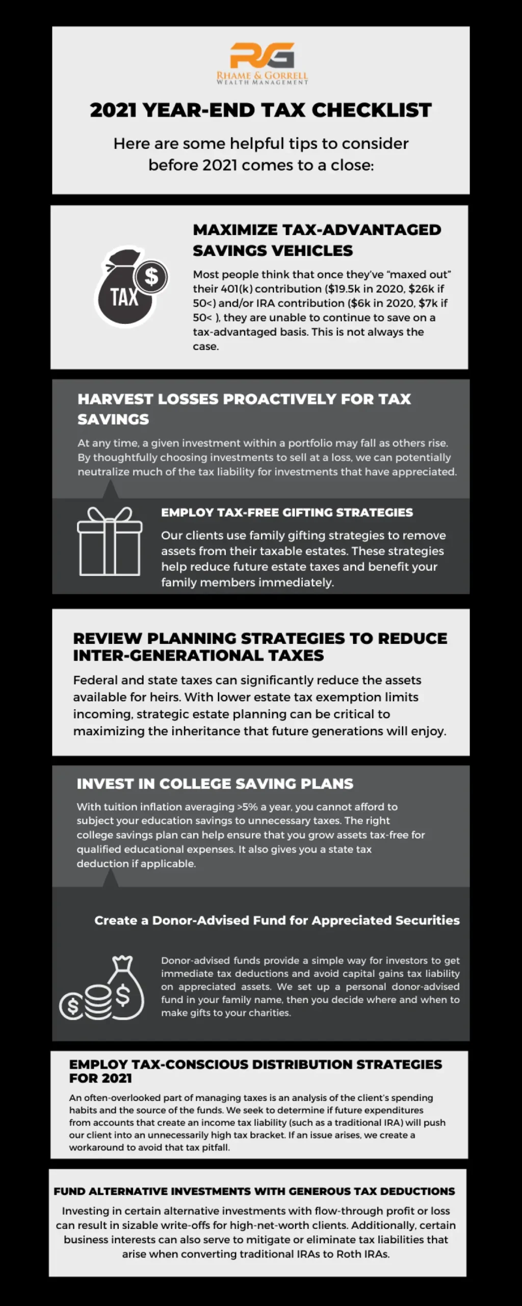 2021 Tax Checklist