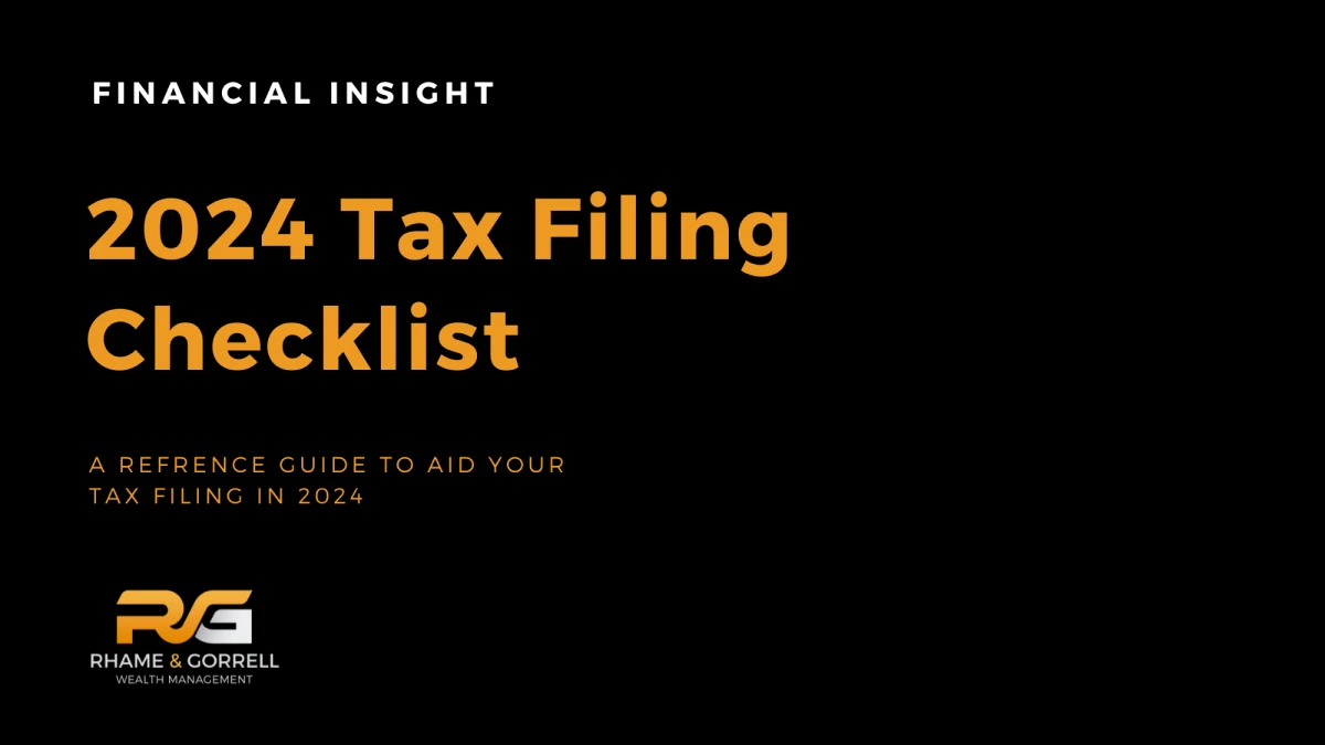 2024 tax filing checklist