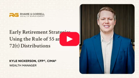 Early Retirement Strategies Using the Rule of 55 and 72t Distributions | Rhame & Gorrell Wealth Management