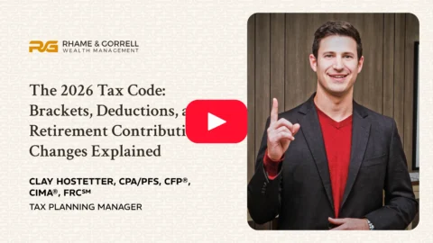 The 2026 Tax Code Brackets Deductions and Retirement Contribution Changes Explained | Rhame & Gorrell Wealth Management